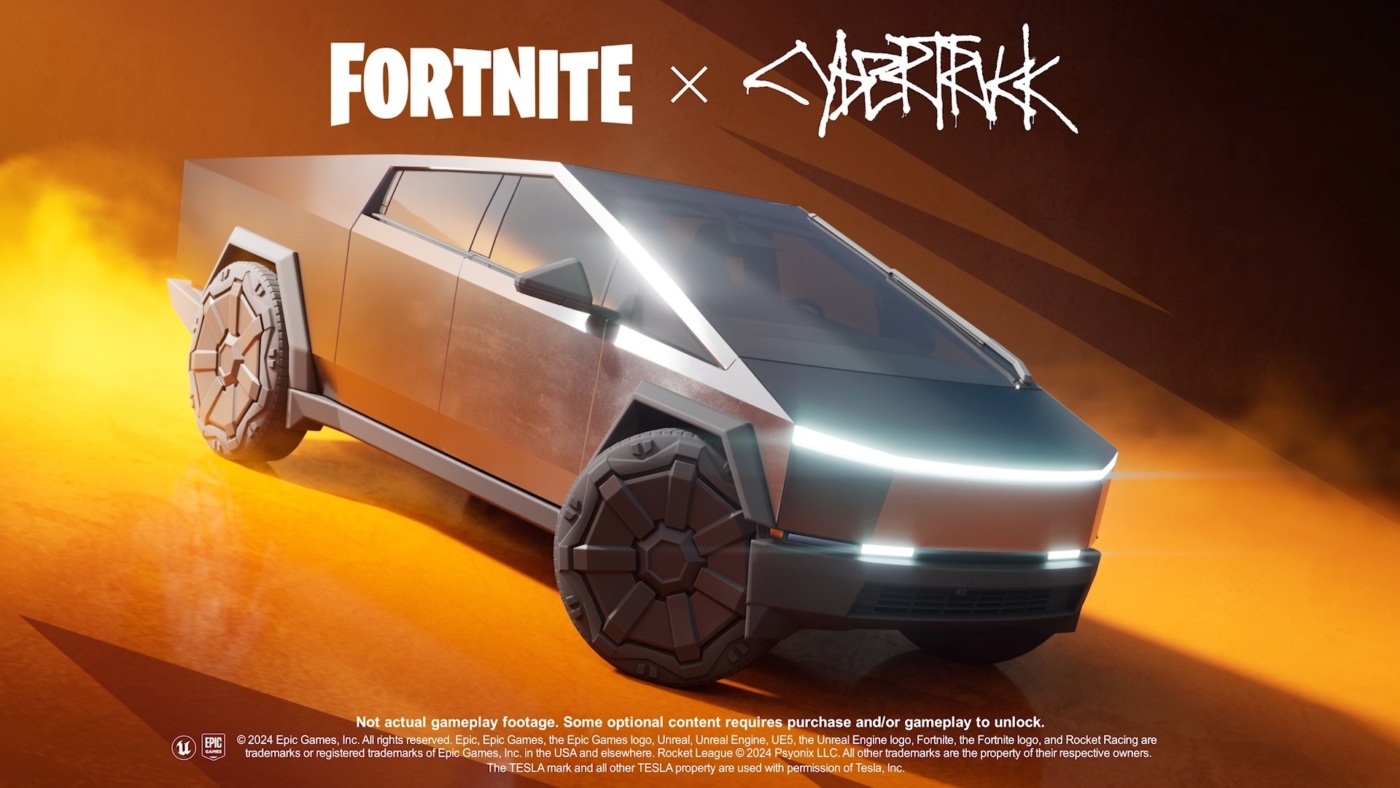 Fortnite, Tesla Cybertruck’ı Oyuna Ekliyor