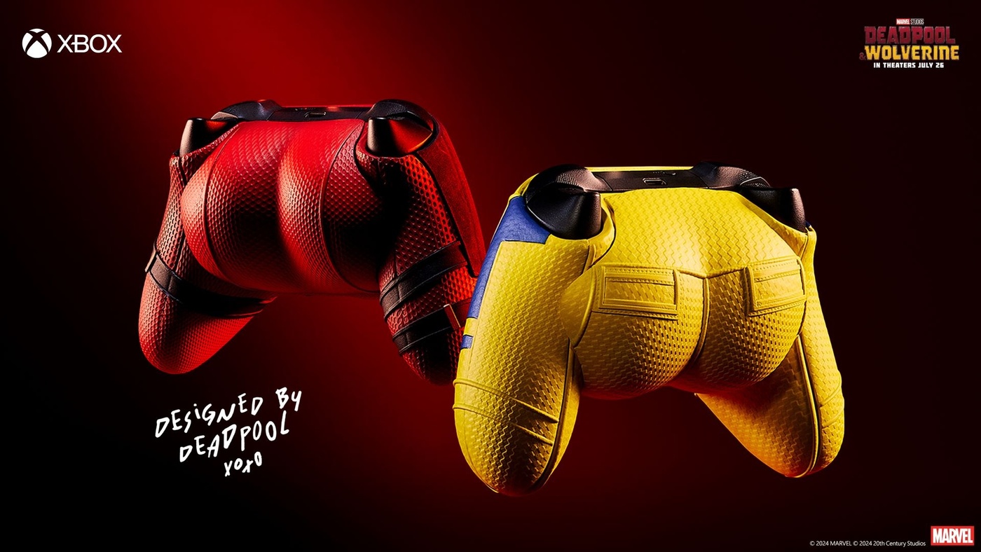 Microsoft’tan Deadpool &amp; Wolverine Poposu Temalı Yeni Xbox Kumandaları
